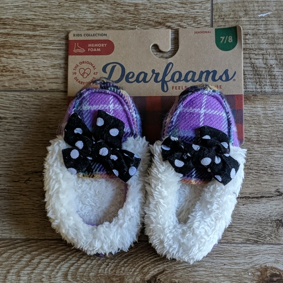 kids dearfoam slippers